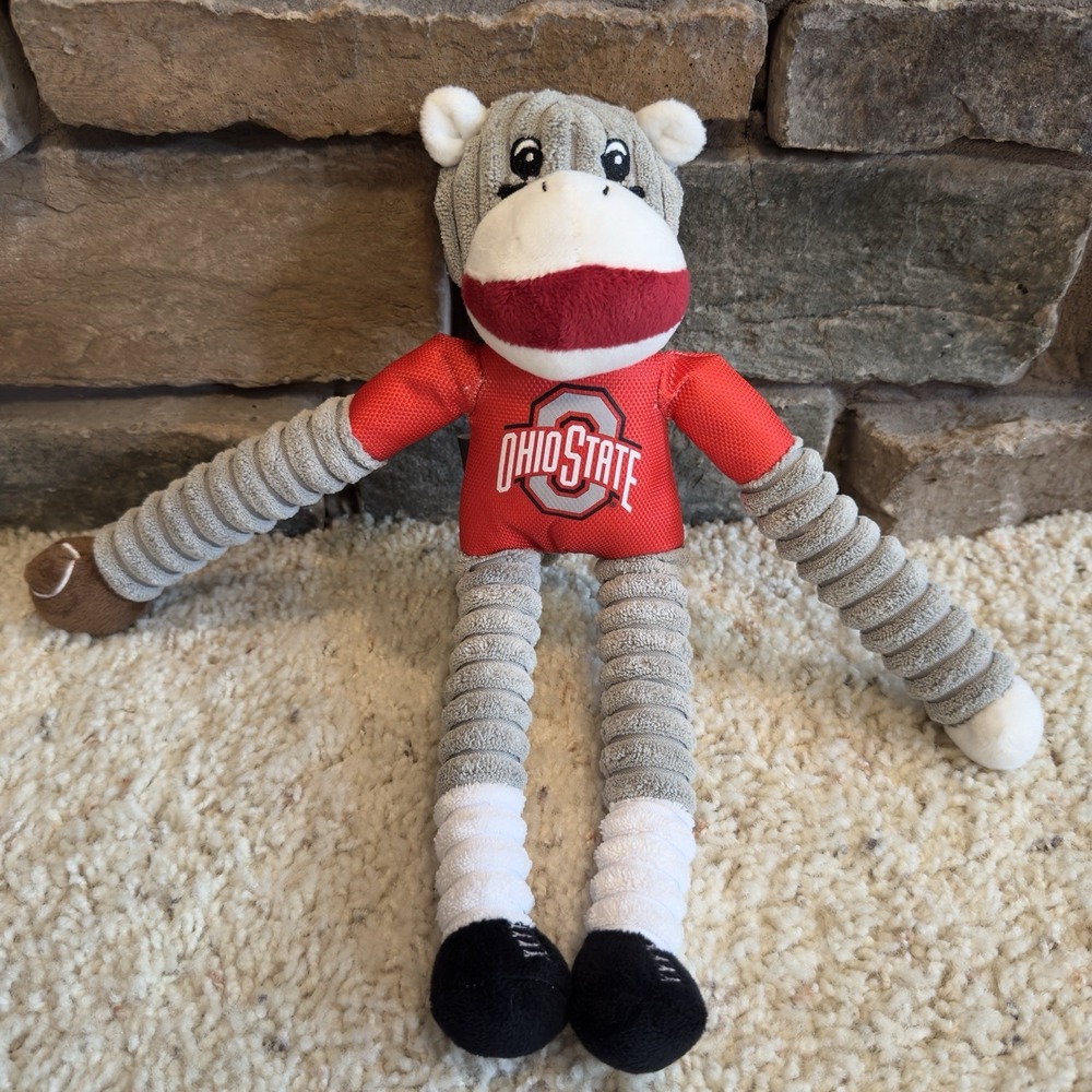 Ohio State Little Earth Productions‎ Plush Monkey With Football
